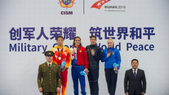 Фотография к новости: Бүкіләлемдік әскери ойындарда қазақстандықтар екі қолаға ие болды