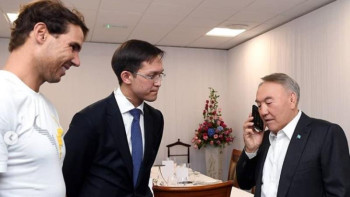 Фотография к новости: Надаль мен Джокович матчы алдында күтпеген жағдай болды 