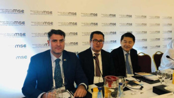 Фотография к новости: Қазақстан-Қытай арасындағы трансшекаралық өзендерді пайдалану мәселесі талқыланды