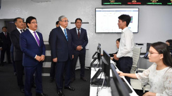 Фотография к новости: Мемлекет басшысы Әл-Фараби атындағы Қазақ ұлттық университетіне барды 