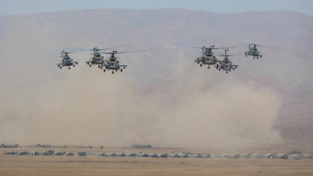 Фотография к новости: ҰҚШҰ бітімгерлік күштері бейбітшілікті сақтау бойынша операцияларды орындады