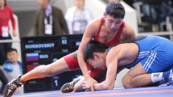 Фотография к новости: Еркін күрестен халықаралық турнирде Қазақстан балуандары екі алтынға ие болды