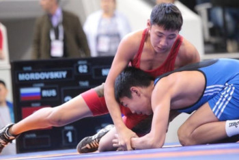 Фотография к новости: Еркін күрестен халықаралық турнирде Қазақстан балуандары екі алтынға ие болды