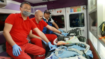 Фотография к новости: Қазақстандық санавиация Дубайдағы емханада жатқан ұл баланы елімізге жеткізді