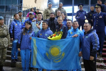 Фотография к новости: Бүкіләлемдік әскери ойындарға қатысқан қазақстандықтар елге оралды