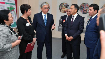 Фотография к новости: Тоқаевтың Алматы қаласына жасаған жұмыс сапарынан бейнешолу