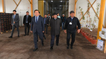 Фотография к новости: Шөкеев жұмыс сапарымен Қазығұрт ауданында болды 