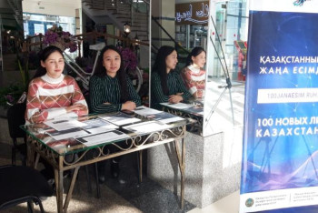 Фотография к новости: Қарағандыда "Қазақстанның 100 жаңа есімі" жобасы таныстырылды
