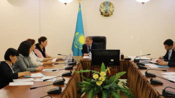 Фотография к новости: Еңбек министрі азаматтарды жеке мәселелері бойынша қабылдады