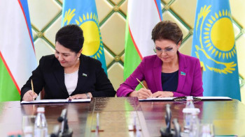 Фотография к новости: Назарбаева: Қазақстан мен Өзбекстанның өзара іс-қимылын одан әрі  тереңдетудің келешегі зор