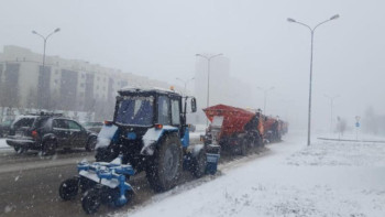 Фотография к новости: Елордада көше тазалауға 564 арнайы техника жұмылдырылды 