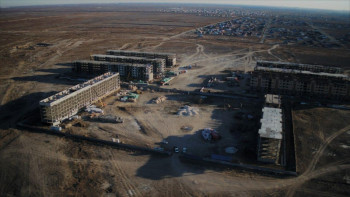 Фотография к новости: Атыраудағы "Жастар" ықшам ауданының құрылыс жұмыстары тексерілді