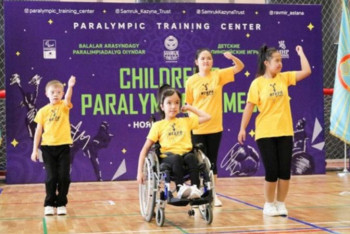 Фотография к новости: Балалар арасында паралимпиада ойындары өтті 
