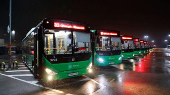 Фотография к новости: Алматыда 32 бағыт бойынша жаңа автобустар жүре бастады