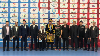 Фотография к новости: Ақтөбеде Бауыржан Ақшолақовты еске алу турнирі басталды