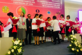 Фотография к новости: Кәсіпкер әйелдер грантқа ие болды