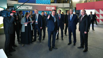 Фотография к новости: Тоқаевтың Омбы қаласына жасаған жұмыс сапарына бейнешолу