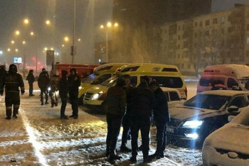 Фотография к новости: Нұр-Сұлтанда өрт сөндірушілер 8 адамды құтқарды