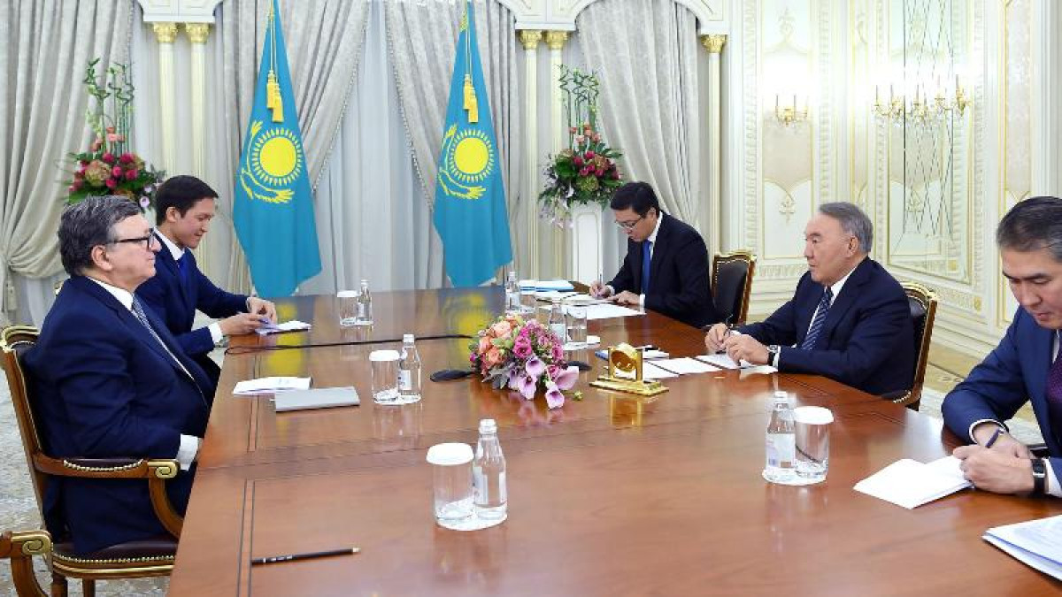 Назарбаев Еуропалық комиссияның бұрынғы төрағасымен кездесті 