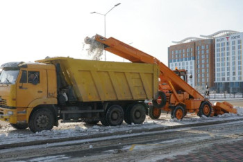Фотография к новости: Елорданы қардан тазалауға 1000-нан аса техника жұмылдырылды 