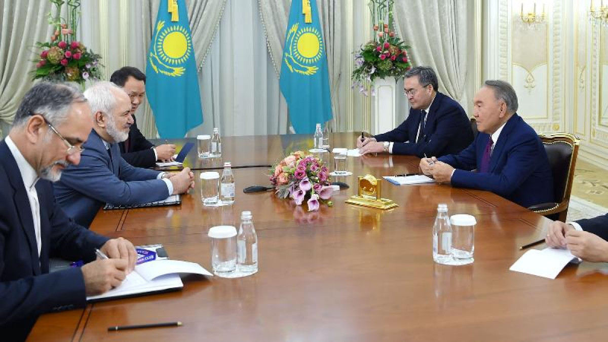 Назарбаев Иранның сыртқы істер министрімен кездесті