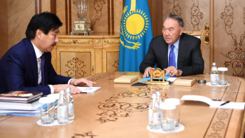 Фотография к новости: Елбасы әл-Фараби атындағы ҚазҰУ ректорын қабылдады