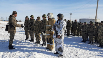 Фотография к новости: Әскерилер аумақтық қорғаныс оқу-жаттығуына қатысты 