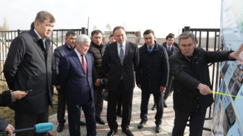 Фотография к новости: Жамбыл облысында 65 медициналық нысан салынып жатыр