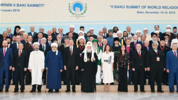 Фотография к новости: Бакуде әлемдік дін көшбасшыларының саммиті өтуде