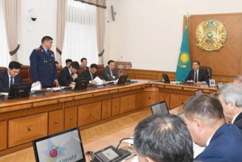 Фотография к новости: Сағынтаев Алматы қаласы ПД басшысына ескерту жасады