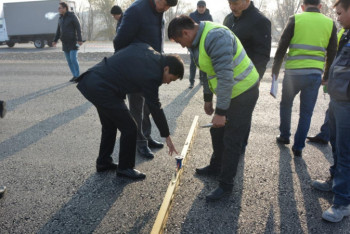 Фотография к новости: Шымкенттегі жол сапасы бақылауға алынды