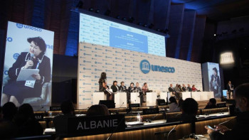 Фотография к новости: Райымқұлова ЮНЕСКО аясындағы мәдениет министрлерінің форумына қатысты