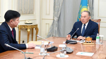 Фотография к новости: Елбасы Жоғарғы cот төрағасын қабылдады