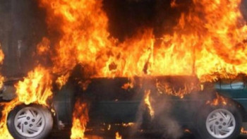 Фотография к новости: Павлодарда бір күннің ішінде 4 көліктен өрт шықты