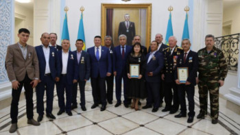 Фотография к новости: Мәскеуде қазақстандық Ауған соғысы ардагерлері марапатталды