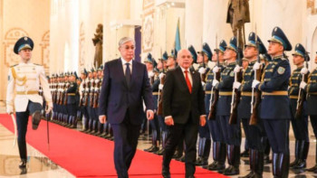 Фотография к новости: Тәуелсіздік тарихында тұңғыш рет президенттер кездесуі тікелей эфирден берілді