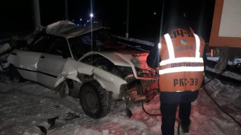 Фотография к новости: Шортанды станциясында жүк пойызы мен жеңіл көлік соқтығысты