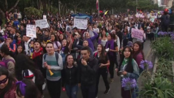 Фотография к новости: Колумбияда халық ереуілі ушығып барады