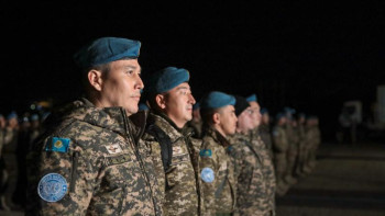 Фотография к новости: Қазақстандық бітімгершілер Ливанға аттанды