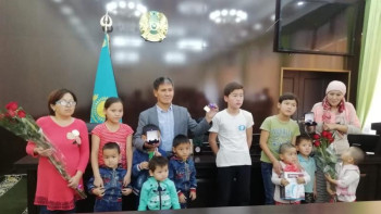 Фотография к новости: Жезқазғанда көпбалалы отбасылар баспаналы болды