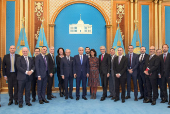 Фотография к новости: Мемлекет басшысы Франция бизнесінің өкілдерімен кездесті