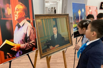 Фотография к новости: Елі сүйген, елін сүйген – Елбасы. Қарағандылық бүлдіршіндер музей-сабаққа қатысты﻿ 