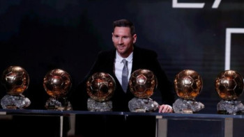 Фотография к новости: Месси - "Алтын доптың" алты дүркін иегері