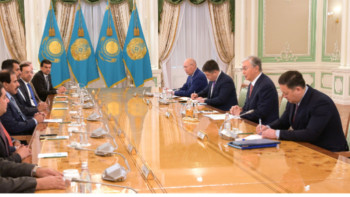 Фотография к новости: Президент Катар делегациясын қабылдады