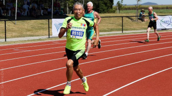 Фотография к новости: Моңғолиялық 85 жастағы қария жүгіруден Азия рекордын жаңартты