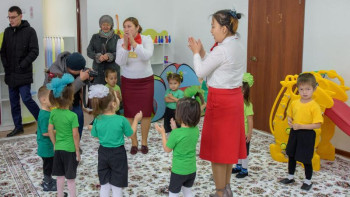 Фотография к новости: Жылыой ауданында екі әлеуметтік инфрақұрылым нысаны ашылды