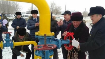 Фотография к новости: Ақтөбе облысының екі ауылына газ берілді