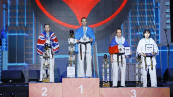 Фотография к новости: Қазақстандық каратешілер үш алтын медаль иеленді