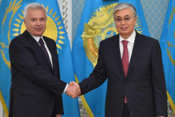 Фотография к новости: Мемлекет басшысы "ЛУКОЙЛ" президентін қабылдады