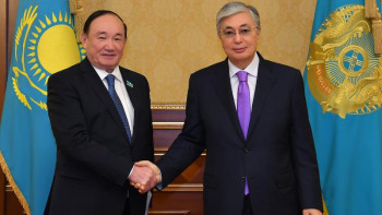 Фотография к новости: Тоқаев "Ауыл" партиясының төрағасын қабылдады